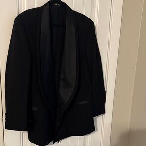 Oscar de la Renta Black Tuxedo Jacket